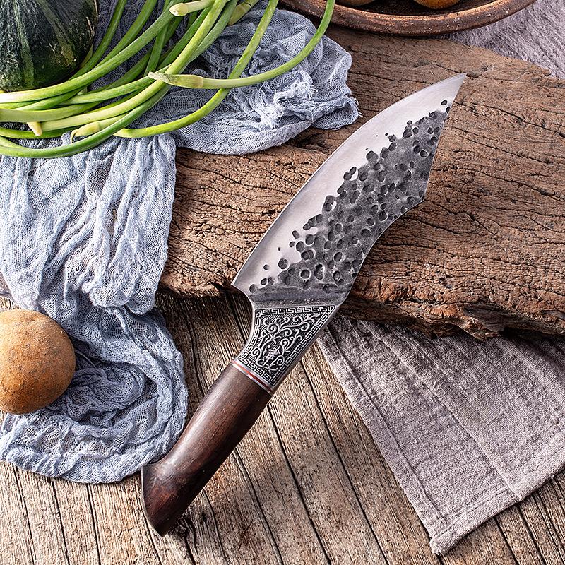 Нож для мясника из кованой стали, кухонные ножи ручной работы, нож для резки мяса, нож для нарезки шеф-повара, резак