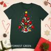 Funny Bowling Christmas Tree Lights Xmas Gifts For Men Women Unisex T-shirt