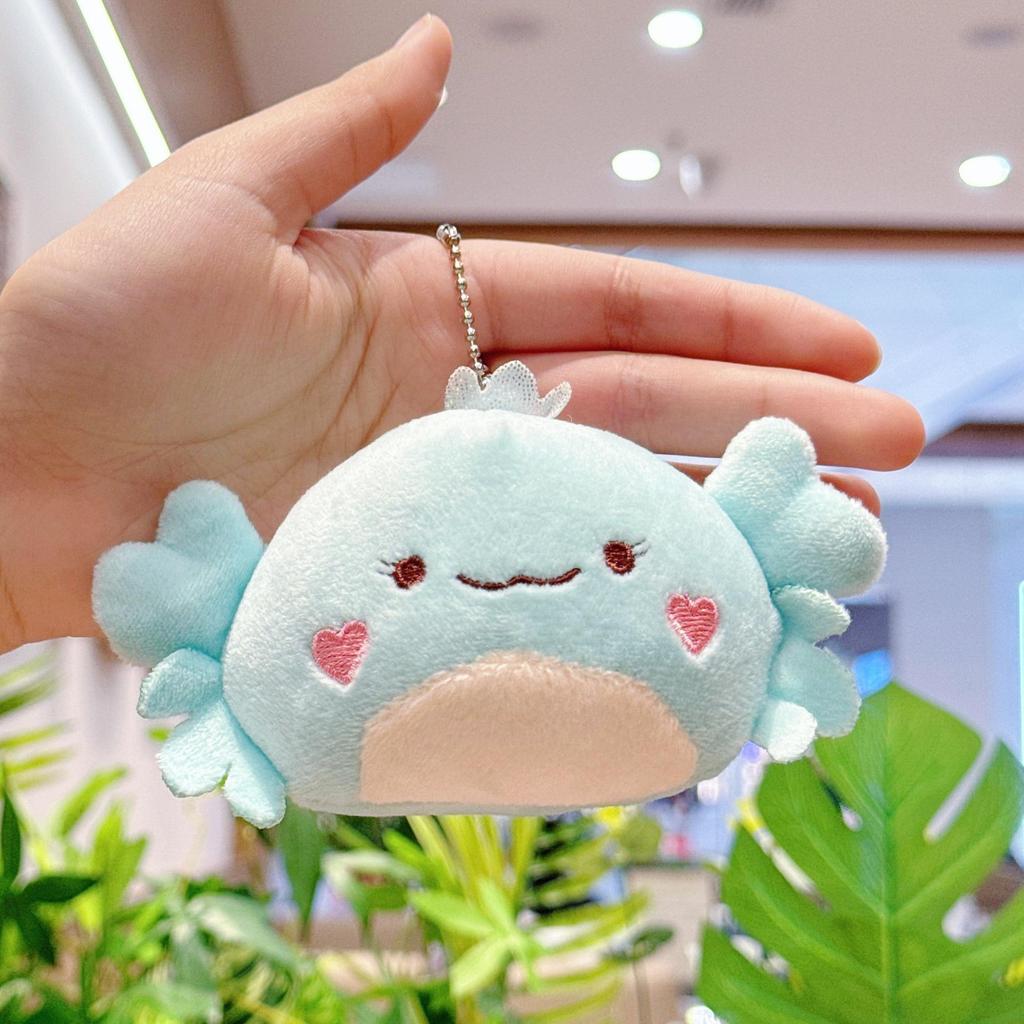 Мультяшный плюшевый брелок-краб - Морское животное, украшение для рюкзака