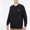 Puma Pocket Logo Sports Knit Crew Neck Sweatshirt Men Tops Black 533036-01