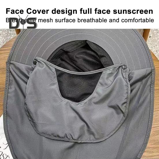 Летняя шляпа с защитой от ультрафиолета для мужчин и женщин, шляпа-ведро с козырьком, защитой шеи и лица, широкополая шляпа рыбака для рыбалки, кемпинга, пешего туризма