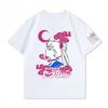 New Sailor Moon Aqua Ice Anime and Cartoon Accessories for Shortsleeved Tops Cute Couplestyle Cotton Shortsleeved Tshirts