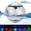 NEW Led Solar Floating Lamps Swimming Pool Ball Solar Panel Powered Pond Drift IP65 Glow Show Disco Color Changing Lights HOT