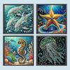 Набор для алмазной живописи «Морские животные», серия 5D, сделай сам, частичная специальная фигурная дрель, алмазная живопись, домашний декор, ремесло, 2025, пасхальный подарок