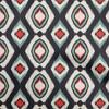 Cotton Poplin Dark Peach Fabric Ikat Craft Projects Decor Fabric Printed By The Yard 42 Inch