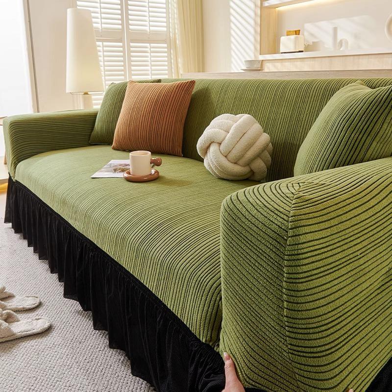 New Skirt Sofa Cover Single and Double All Inclusive Four season All in One Anti Cat Scratch Old Fashioned Universal Cover