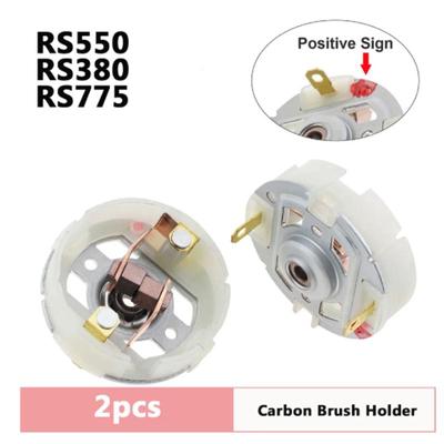 2 шт. RS550 RS380 RS775 двигатель постоянного тока держатель угольной щетки для электрической дрели/электрической отвертки с медной щеткой