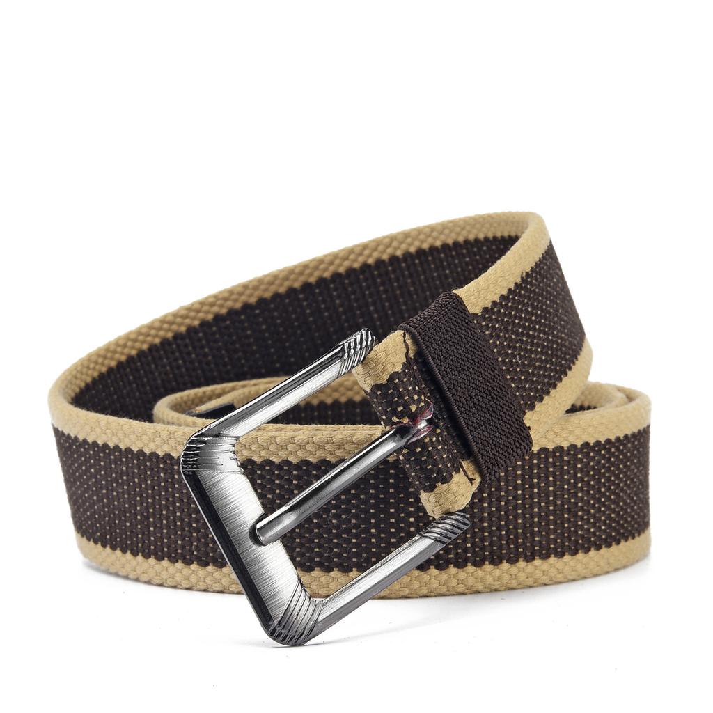Pin Buckle Belt Alloy Nylon Belt Men'S Leisure Outdoor Sports