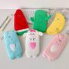 Watermelon Banana Animal Stationery Bag Plush Korean Style Pencil Case  Children