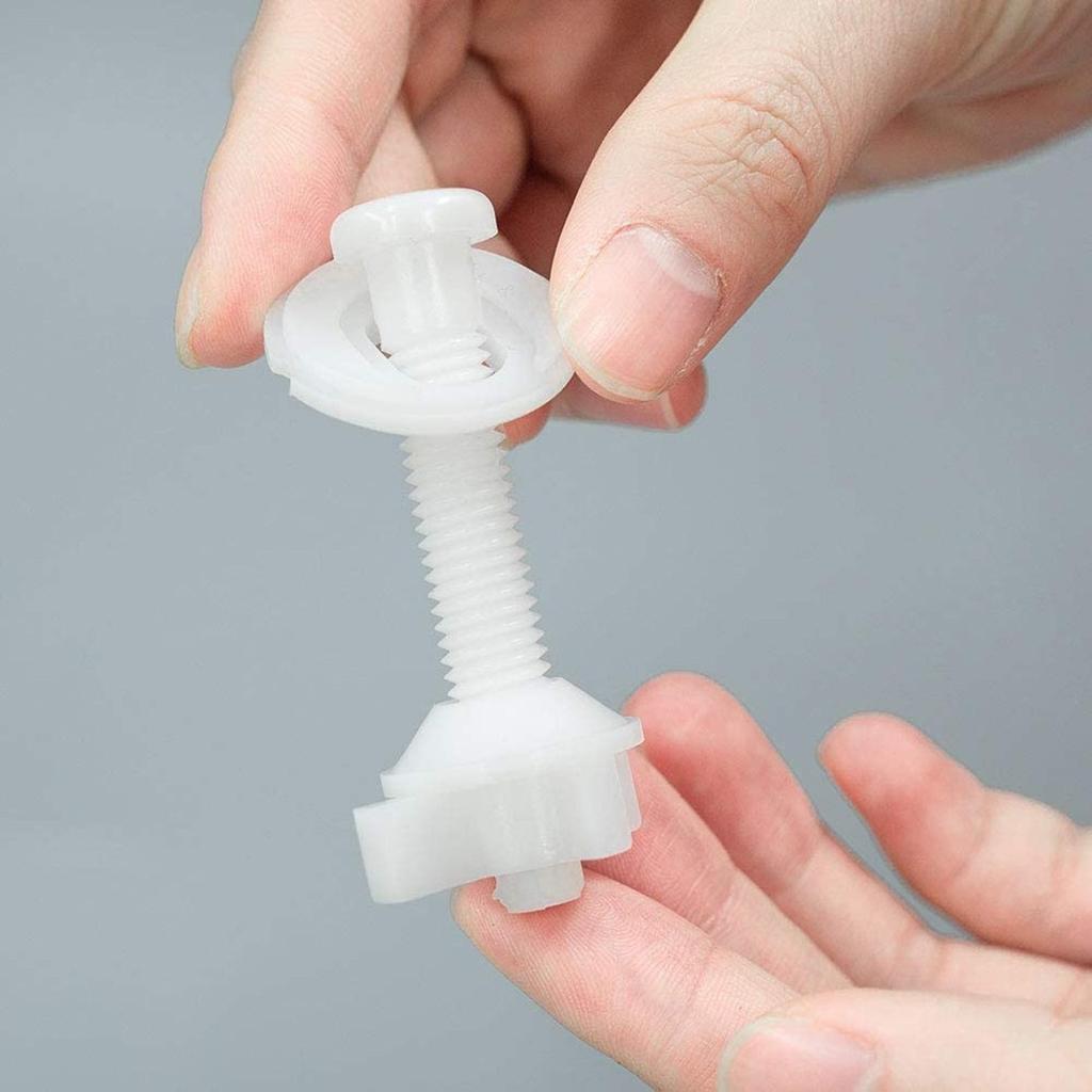 Toilet Seat Repair Screws Kit Bathroom Bolts Bottom