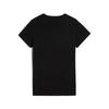 Puma Fashion Sports Casual Short Sleeve Regular T-Shirt Women Tops Black 687716-01