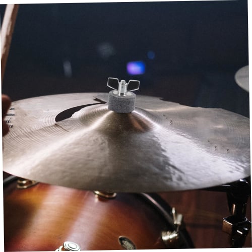 SEWACC Blade Stacker, Car, Drum Stick, Snare Drum Stand, Hat Clutch, Cymbal Holder, Percussion Parts, Cymbal Stacker Stand, Metal, Silver, Durable, Pe