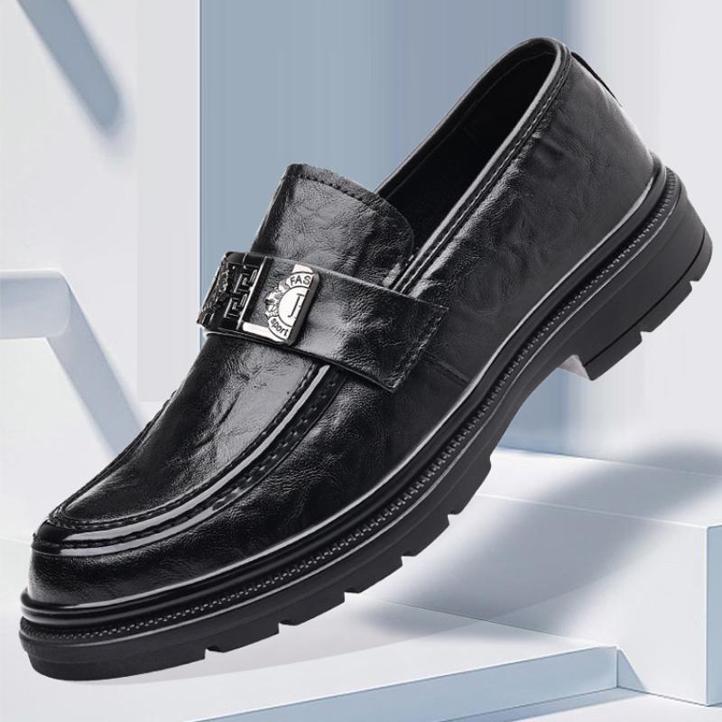 Мужская кожаная обувь Мужские мокасины Официальная обувь Дышащая Нескользящая Легкая Удобная Прочный Мужская повседневная обувь Мокасины