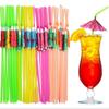20/50/100pcs Umbrella Parasol Drinking Straws, Hawaiian Beach Cocktail Luau Party Decorations Supplies