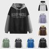 Women's Plus Velvet Cozy Long-Sleeve Printed Hoodie - European, American & Korean Style.