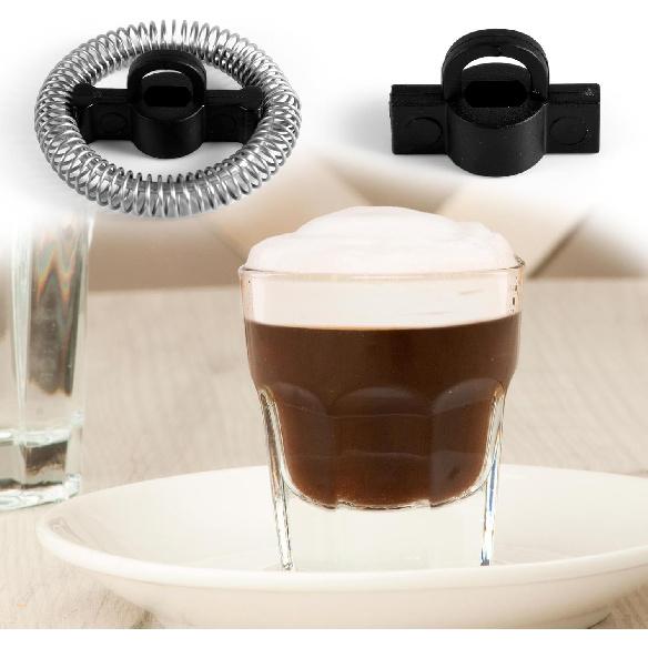 4pcs Milk Frother & Warmer Set for Secura, Electric Milk Frother Replacement Whisks Compatible with Secura Models MMF-015 MMF-003 MMF-003B (250ml)