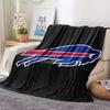 Buffalo Bills Print Flannel Blanket, High quality Comfortable for All Seasons, Home Decor, Warmth and Comfort, Perfect for Christmas Gifts