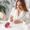 Щетка для мытья головы с эргономичной ручкой, массажер для кожи головы с мягкими резиновыми щетинками, расслабляющий инструмент для массажа кожи головы, уход за волосами