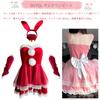 Santa Santa Fishnet Photo Cute [GSYCL] Dress, Christmas, Claus, Sexy, Sleeveless, Rabbit, Headband, Gloves, Tights, 7-Piece Set, Costume, Cosplay,