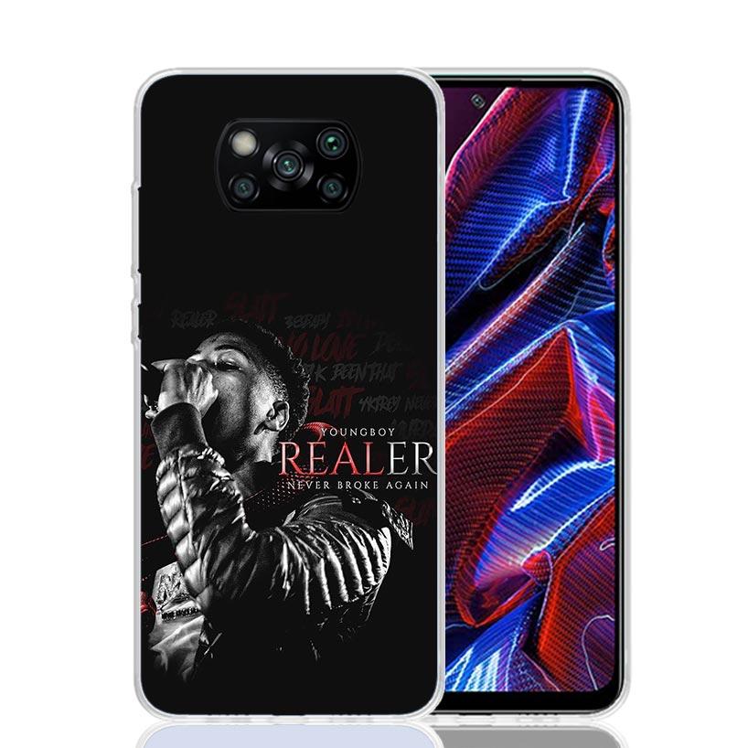 YoungBoy Never Broke Again Case Phone Cover for Xiaomi Poco X3 Nfc X5 X6 X7 X4 Gt F7 Ultra F6 F5 Pro F4 F3 M5S M5 M4 M3 5G Trend