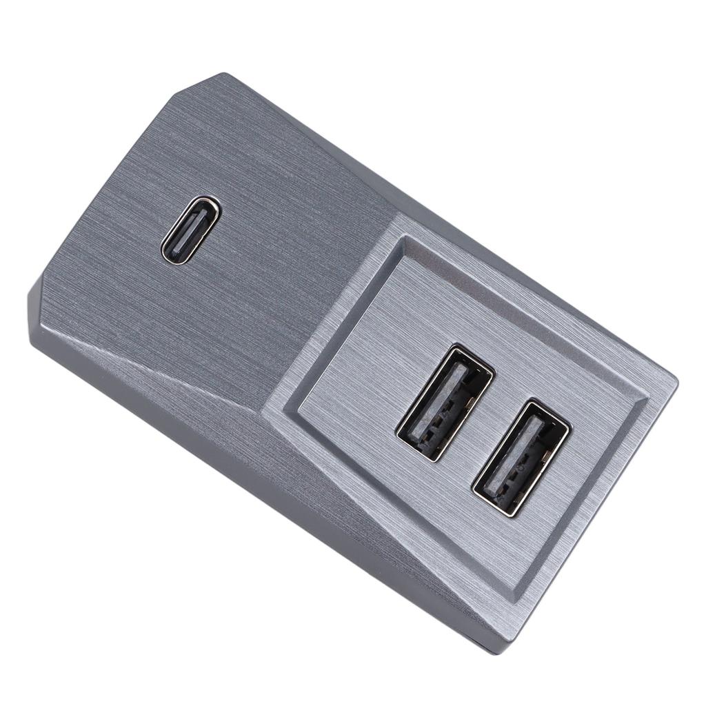 Glove Box USB Hub Multiport Stable Transmission Convenient Car Docking Station Replacement for Tesla Model 3 Y