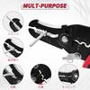 HOUSERAN Wire Stripper Cable Electrical Wire Wire Wire Crimping Tool 5-Piece Set, Multi-Function Stripper, Stripper, Stripper, Cutter, Pliers,