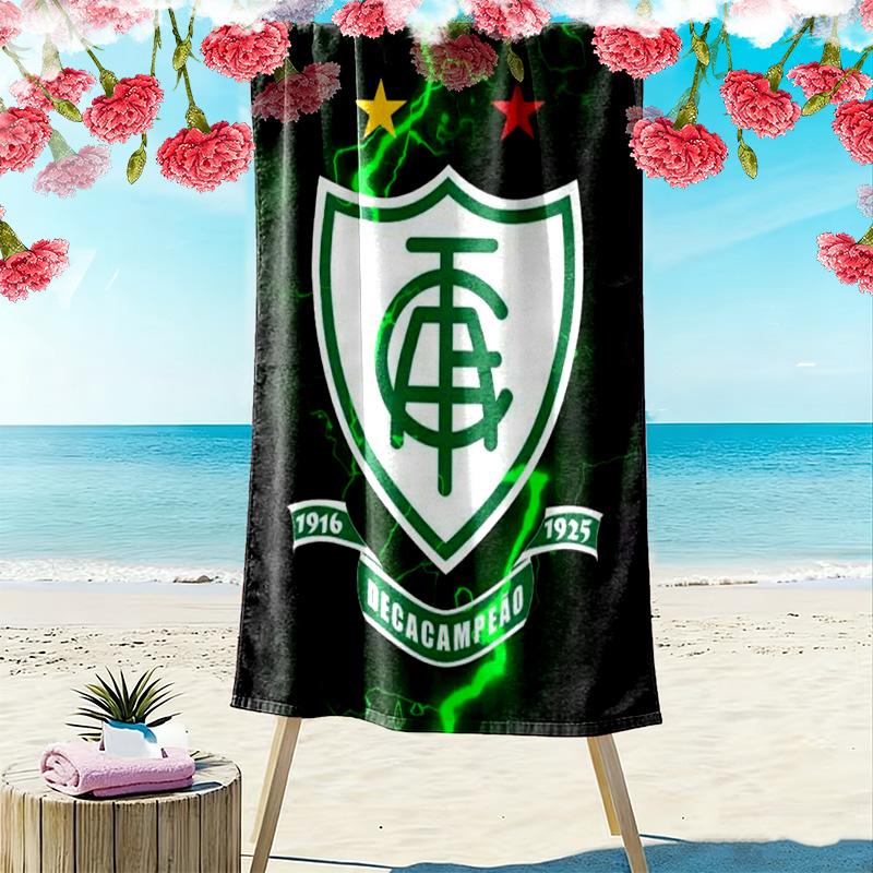 América MG Print Beach Towel, Large Soft Quick Dry Towel for Beach Camping Swimming
