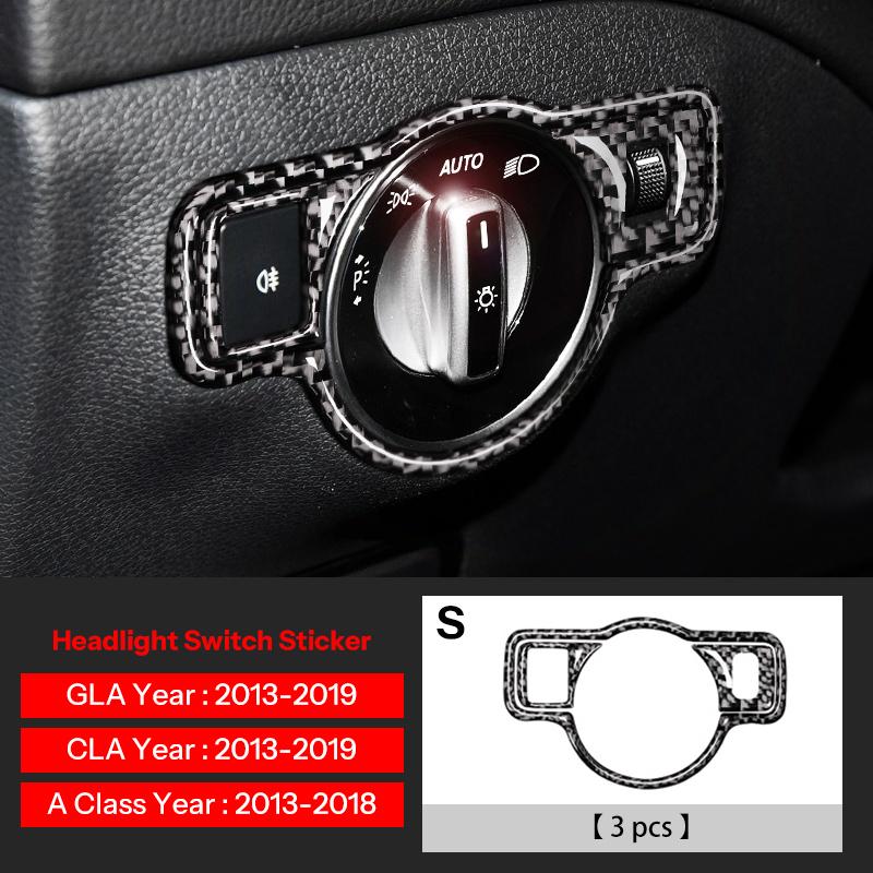 For Mercedes Benz A Class W176 GLA X156 CLA Accessories Car Interior Air Conditioning CD Console Panel Cover Trim Car Styling