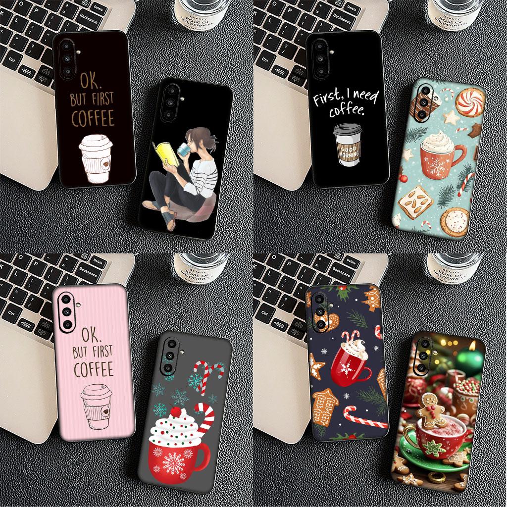 OK But First Coffee Book Christmas Phone Cover for Xiaomi Redmi Note 12 10 11 9 8 Pro 10C 12C 9T 9A Note11 Note12 5G 4G Case
