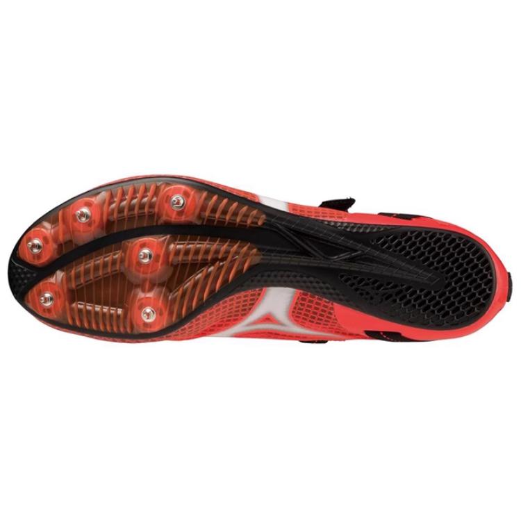 Mizuno X Blast Elite 3 Удобные Универсальные Нескользящие Прочные Кроссовки для Бега с Низким Верхом Унисекс Красный U1GA230202