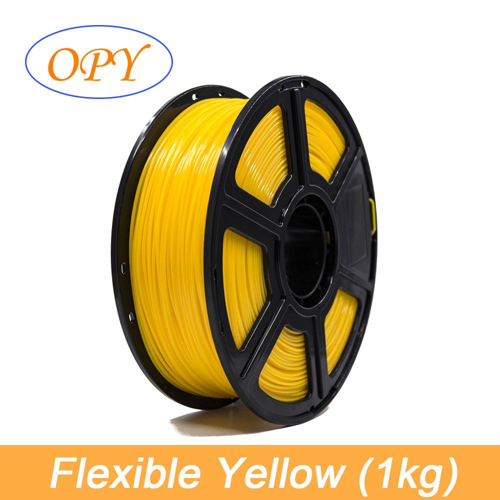 285 1kg 2.85 175 Silk Printing Soft TPU Filament 3D Printer Print Making Machine for Plastic Rods