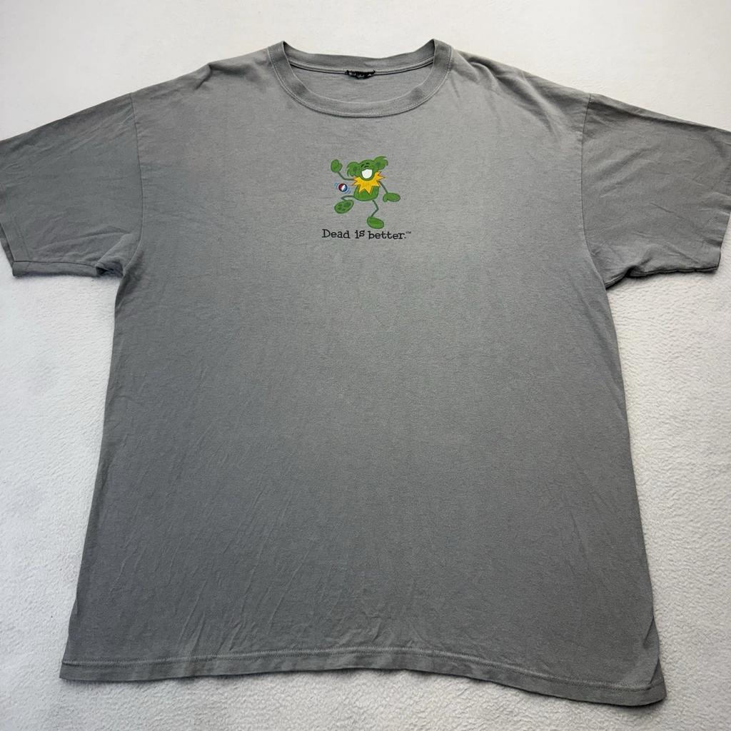 Винтажная футболка Grateful Dead Dancing Bears Dead is Better Liquid Blue 2007 года XL