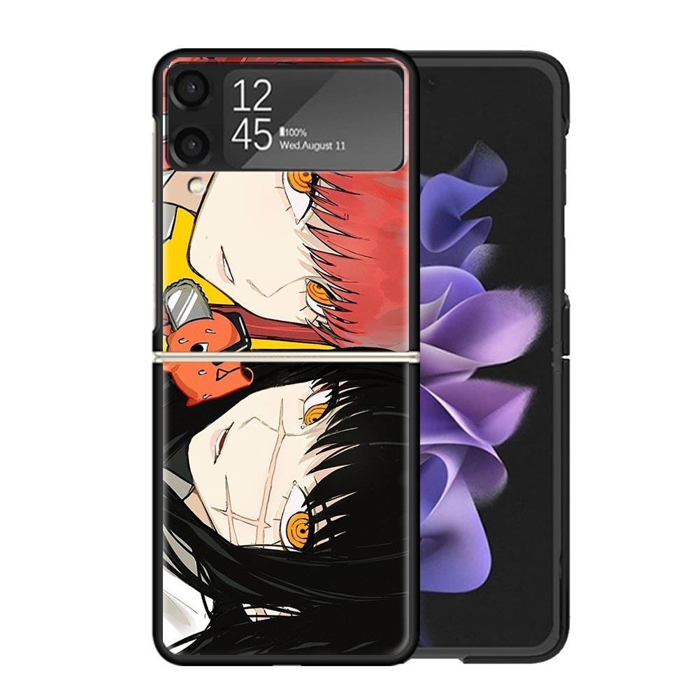 Чехлы C-Chainsaw Mans Yoru War Devil Для Samsung Galaxy Z Flip 4 5 6 7 3 Z Flip7 Flip6 Flip4 Flip5 Flip3 5G Жесткий Ударопрочный Fund