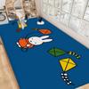 M-Miffy Kawaii Bathroom Mat Non-Slip Laundry Room Mat Laundry Decor Balcony Child Living Room Toilet Rug