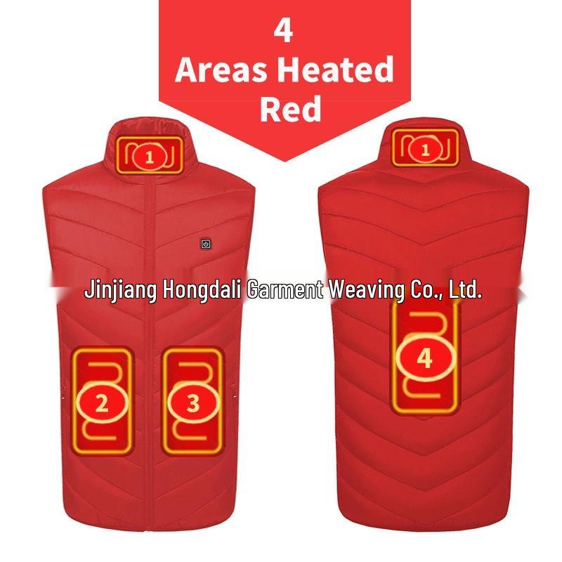 Трансграничный умный электрический жилет с подогревом - Пуховик из хлопка
