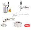 Home Beer Brewing Tap Faucet Accessories Draft Beer Tail Piece Elbow Nut Gasket Kit