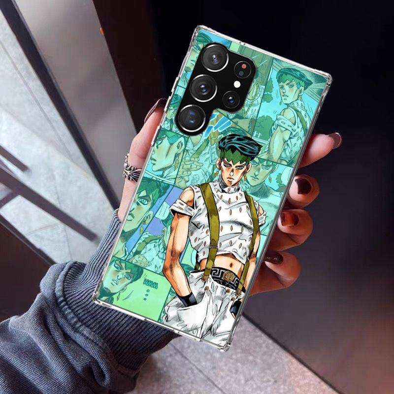 JoJo Adventure Rohan Kishibe Phone Case For Samsung Galaxy S26 S25 Edge S24 S23 Ultra S22 Plus S21 S20 FE Soft TPU Back Cover Fu