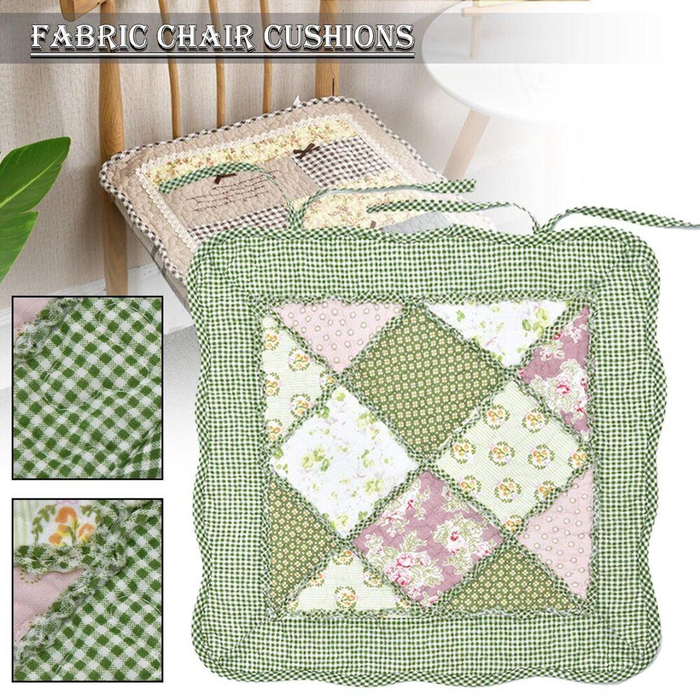 Подушка для стула с завязками, подушка для стула, фермерский дом, цветочное кухонное обеденное сиденье G