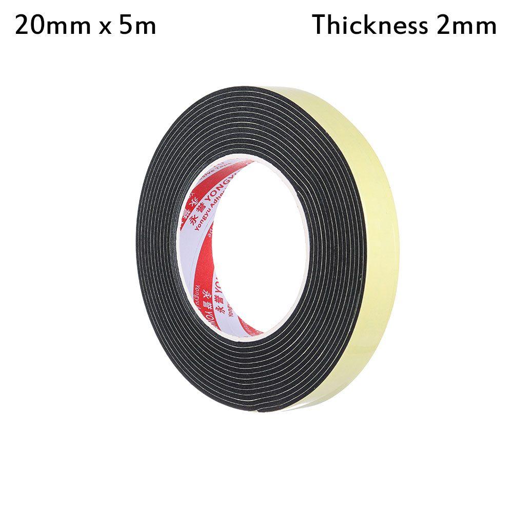 Door Waterproof Sound insulation Single Sided Adhesive Rubber Strip Tape Foam Sponge Seal Strip