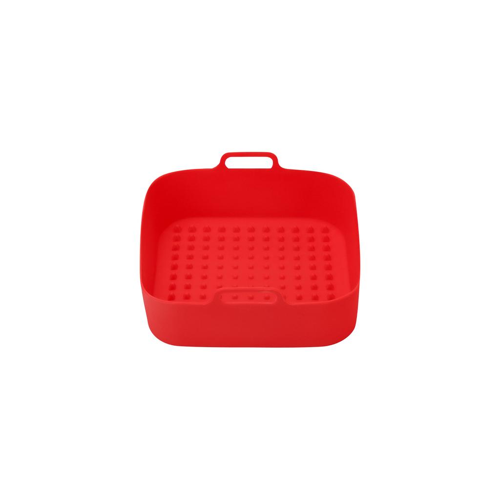 Силиконовый противень для фритюрницы, круглый, многоразовый, с антипригарным покрытием, термостойкая силиконовая подставка под кастрюлю