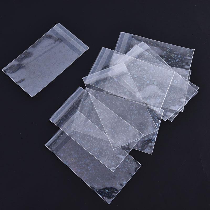 10 шт. маленькие звезды лазерная мигающая карточка рукава протектор для пленки-держателя карт