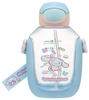 Skater One Push Straw Bottle Water Bottle with Shoulder Belt 780ml Sanrio Cinnamoroll Marsh Gumi PDSH8DX