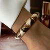 Best-selling new enamel bracelets, vintage oil-dripping coffee color enamel bracelets for women