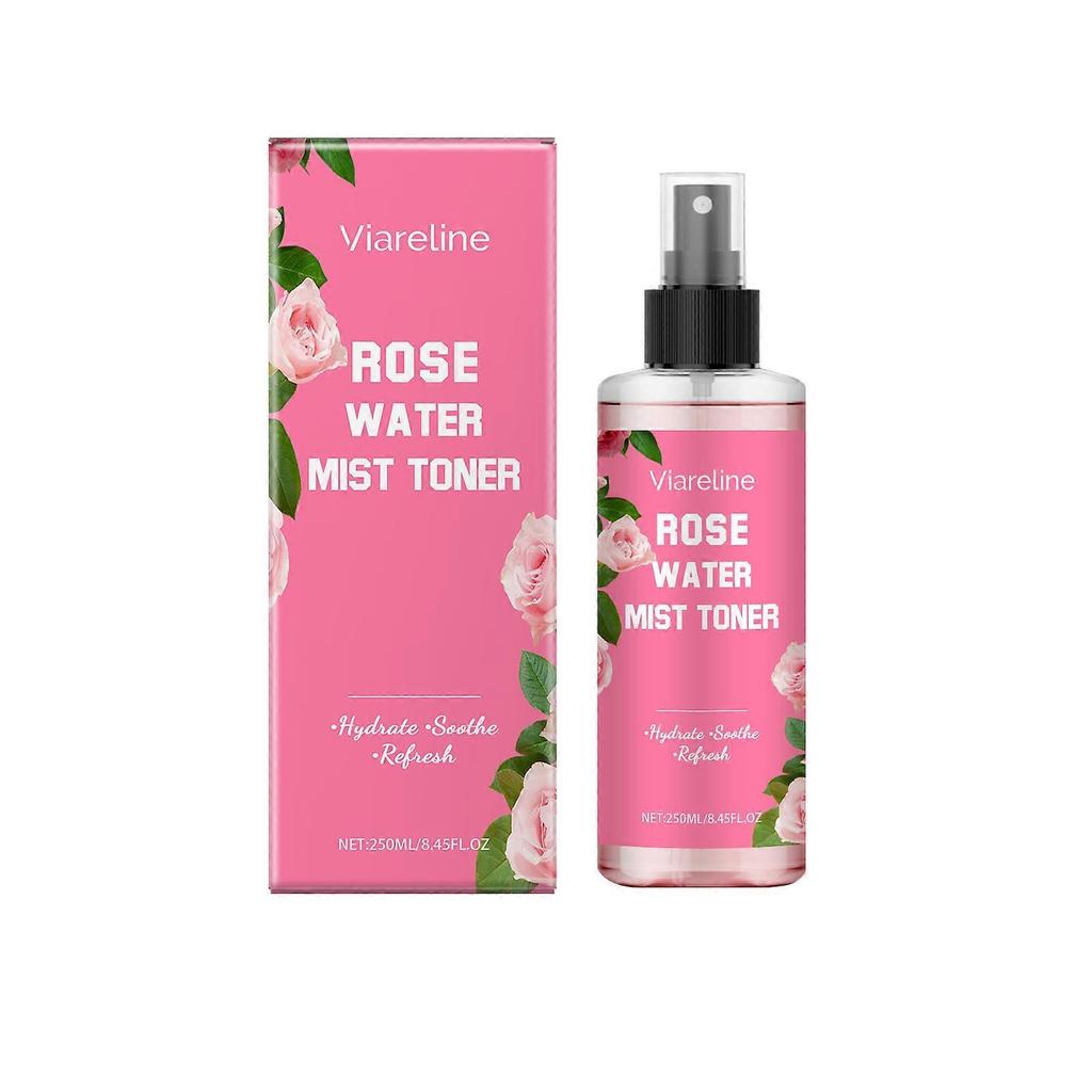 Viareline Rose Moisturizing Toner Hydrates And Moisturizes Skin, Nourishes And Protects For Daily Facial Care