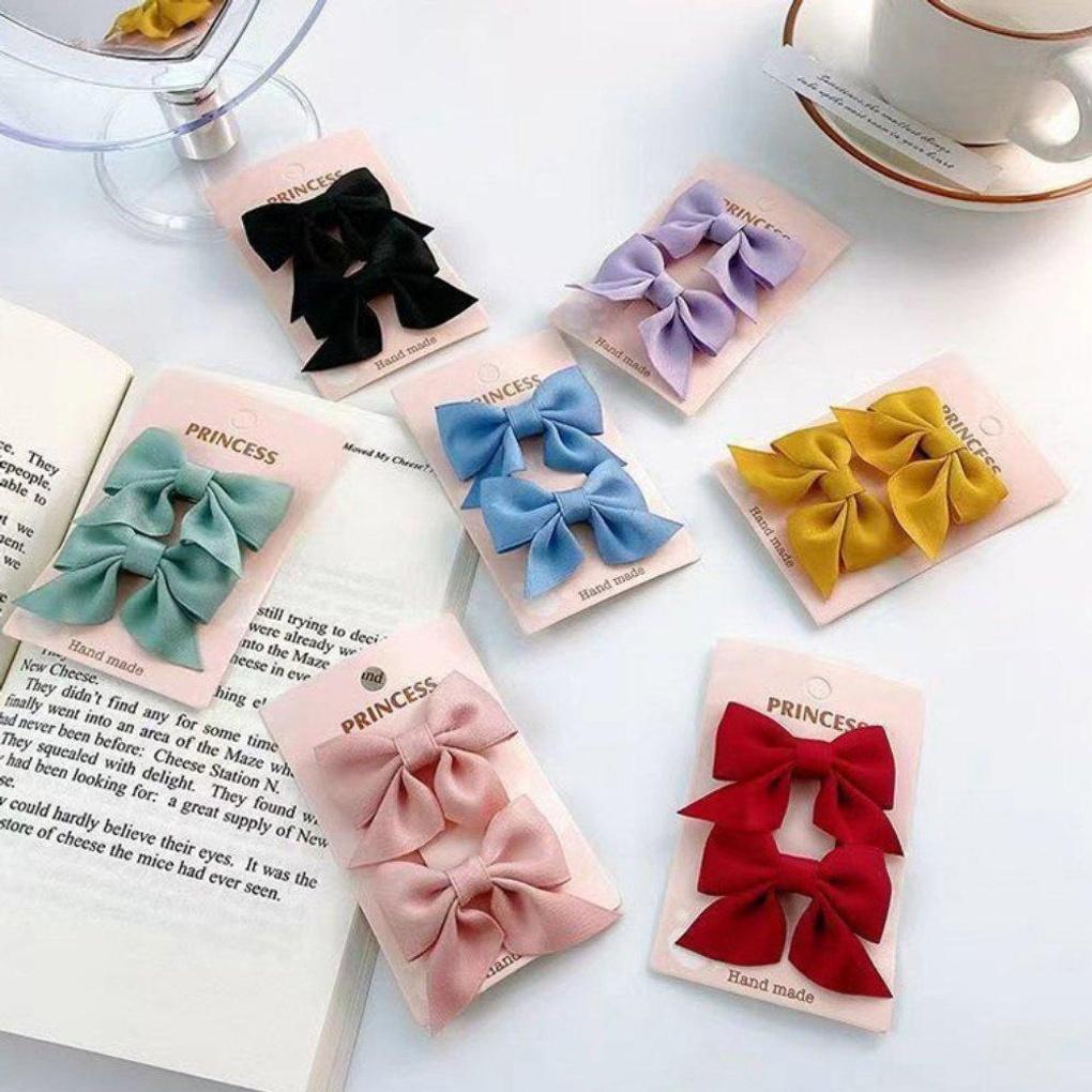 Women's various hairpin colors, ribbon hair clips, hairpins