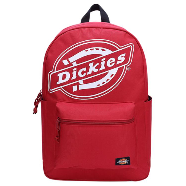 Dickies Classic Printed Large Logo Trendy Large Capacity Backpack Unisex Backpacks Red 164U90LBB63RD01