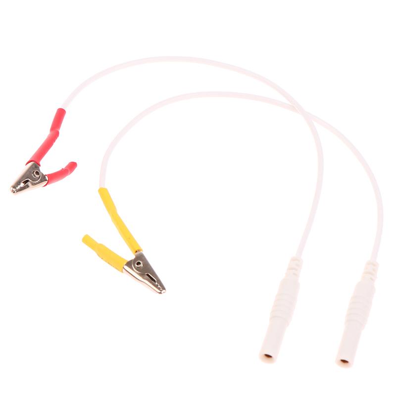 6 шт./лот кабель-зажим типа «крокодил», зажим для игл для акупунктуры для электронного прибора для лечения акупунктурой