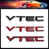 3D Металлическая эмблема VTEC Значок Наклейка для внедорожника VTEC автомобиля Капот Крыло багажник Задний капот Шильдик Декаль