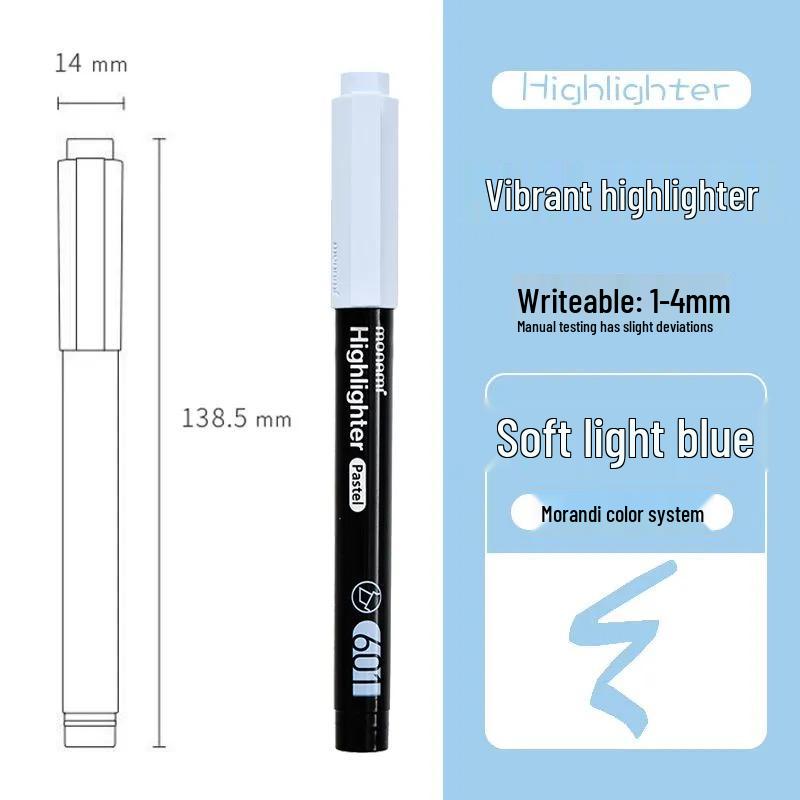 Маркеры-хайлайтеры Morandi - Элегантные новые цвета 601, Идеально для студентов