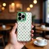 Модный чехол для телефона Зеленая точка Для iPhone 17 Pro Max 16 Pro 15 Plus 14 13 mini 12 11 16E 17 Air Case
